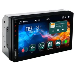 Sunwayi новейший чипсет BT 2din с 7 дюймовым сенсорным экраном для CarPlay Android автомобильный DVD плеер для автомобиля радио