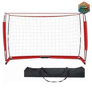 QUICKPLAY Kickster Soccer Goal Range Ultra Portable Soccer Goal | Includes Soccer Net and Carry Bag [Single Goal]