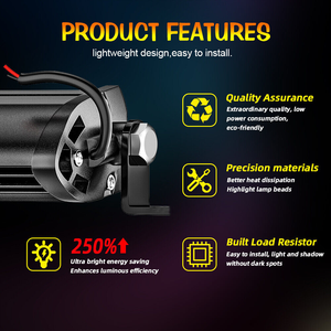<span class=keywords><strong>2023</strong></span> nouveau 7 pouces 18w mince à une rangée Led Faros Led Para Autos stroboscope voiture Led travail barre lumineuse stroboscope avertissement camion 4x4 accessoires - Product Image 4