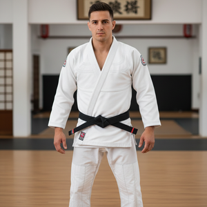 Fabricant Grossiste Usine Personnalisée Kimonos d'entraînement BJJ Judo Jiu Jitsu Vêtements d'arts martiaux du Pakistan Kimonos BJJ - Product Image 1