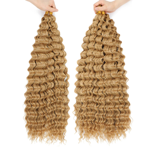 <span class=keywords><strong>Extension</strong></span> per Capelli Sintetici in Fibra Resistente alle Alte Temperature da 24 Pollici, Treccia <span class=keywords><strong>Afro</strong></span>, Onde Profonde, Onde Morbide, Alta Qualità - Product Image 2