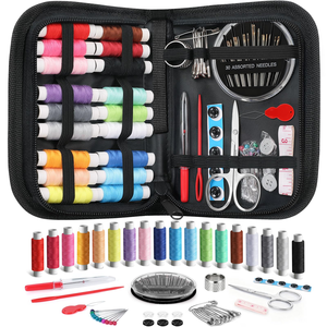 <b>Sewing</b> KIT for Premium <b>Sewing</b> Accessories Include XL Spools of Thread and Most Useful Colors ,Emergency Repairs, Travel, Kids - Product Image 1