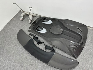 Para <span class=keywords><strong>McLaren</strong></span> 540C 570S, se actualiza con un capó de fibra de carbono estilo <span class=keywords><strong>600LT</strong></span> y escape trasero. - Product Image 4