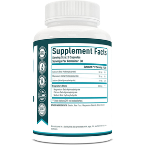 Pilules de capsule de keto efficaces d'OEM avec le supplément exogène pur de gestion de poids de poudre de cétones de BHB pour des adultes amincissant - Product Image 2