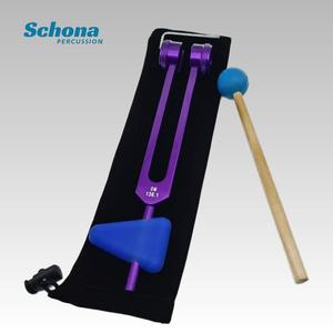 Diapasons en alliage d'aluminium variés, directement de l'usine, diapason spirituel OM136.1 pour le yoga, en stock avec gravure <span class=keywords><strong>laser</strong></span> personnalisée - Product Image 2