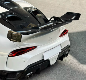 टोयोटा सुप्रा ए 90 स्पॉइलर विंग कार्बन फाइबर रियर ट्रंक 2019 2020 टोयोटा सुप्रा टेल बॉडी किट - Product Image 3