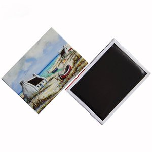 Benutzer definierte 3D-gedruckte Zinn Metall Ornament Magnet PVC Gummi Kühlschrank Souvenir Reise Souvenir aus Spanien Barcelona