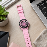 Montre à main pour filles, couleur bonbon, mignonne et charmante, tendance, bracelet en silicone, boîtier à quartz, best-seller, pas cher