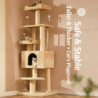 Árbol para Gatos Multifuncional Ecológico en Oferta, con Caja de Salto y Estructura para Escalar, Ideal para Hogares con Múltiples Gatos