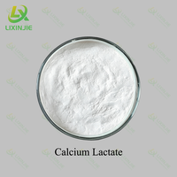 Lactate de Calcium de Qualité Alimentaire Fermenté en Usine, Poudre CAS 814-80-2 E327, Supplément de Calcium Neutre, Sac de 25 kg, Vente en Gros FCL
