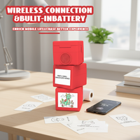 Imprimante intelligente Q15 AI à commande vocale, outil créatif qui transforme instantanément n'importe quelle idée en autocollant que vous pouvez colorier.