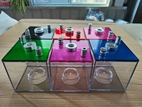 JCQH 2025 Chicha LED en acrylique givré, classique, 2 tuyaux, biodégradable, durable, avec coffret cadeau, promotion à durée limitée, prix abordable