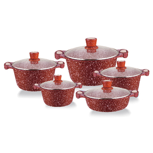 Ensemble de casseroles Spot Cookware, vente chaude sur <span class=keywords><strong>TikTok</strong></span> 2022, ensemble de cuisine ménager, ensemble de fondue, casserole antiadhésive 10 pièces DIA - Product Image 3