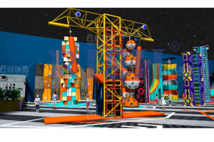 Parc d'aventure combinant escalade, toboggans, piscines à balles, trampolines, parcours d'obstacles, aire <span class=keywords><strong>de</strong></span> jeux pour enfants, équipement <span class=keywords><strong>de</strong></span> terrain <span class=keywords><strong>de</strong></span> jeux intérieur - Product Image 2