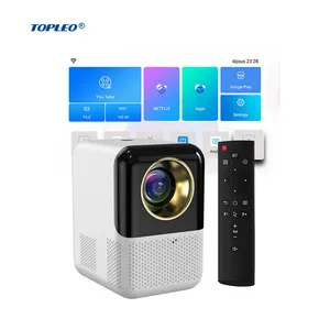 Toploo F10 HD 1080P home cinéma projecteur de téléphone portable projecteur d'écran lecteur multimédia projecteur intelligent