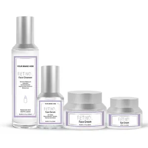 Produtos para a pele de soro de Retinol de marca própria, anti-idade, firmador, ácido hialurônico, conjunto de cuidados com a pele de Retinol, fabricantes