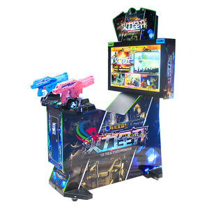 Máquina de Juego DJ 3 en 1 con Doble Pistola, Pantalla LCD de 42 Pulgadas, Construcción de Metal y Acrílico, Funciona con Monedas en Inglés, Modelo Xiaotongyao XTY - Product Image 4