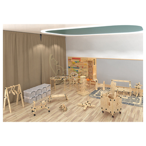 Paneles de Pared Educativos de Madera DIY Personalizados para Jardín de Infancia, Juegos de Pared Interactivos y Creativos STEM para Pasillos de Preescolar - Product Image 6