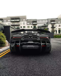 ชุดแต่งคาร์บอนไฟเบอร์แห้งสำหรับ Lamborghini Revuelto duke ประกอบด้วยลิ้นกันชนหน้า, ดิฟฟิวเซอร์, สปอยเลอร์, ฝากระโปรง, สเกิร์ตข้าง, กันชน Revuelto - Product Image 5