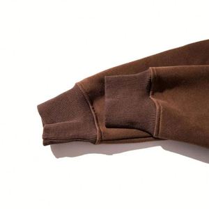 Fabrication en gros de sweats à capuche personnalisés de haute qualité, à manches longues, en coton, pour l'hiver, style streetwear, avec logo imprimé, en molleton ou en tissu français, pour hommes - Product Image 5