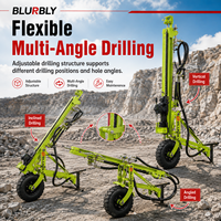 Foreuse pneumatique portative de type split pour le forage de roche, idéale pour les travaux de dynamitage et de construction en carrière