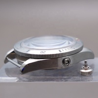Boîtier de montre personnalisé 38 mm, pièces de modification Seiko vintage NH35, compatible avec les mouvements NH35A NH36, cadran 28,5 mm, verre saphir