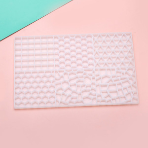 INTODIY – moule en Silicone, sous-verre créatif fait maison, bouteille de <span class=keywords><strong>Collage</strong></span> à pois, mosaïque de particules, moule en résine - Product Image 4