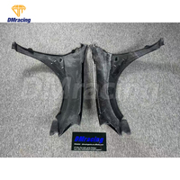 Garde-boue avant large en fibre de carbone de style JS (+ 15 MM) pour Acura Integra RSX DC5 2002-2006