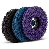 Disques abrasifs de 5 pouces pour le décapage de la rouille, outils abrasifs, disques de nettoyage de 5 pouces, support OEM personnalisé pour meuleuse d'angle