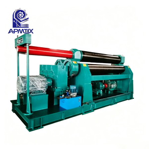 Machine à rouler les plaques <span class=keywords><strong>hydraulique</strong></span> manuelle à trois rouleaux W11, machine à plier les plaques d'acier pour la fabrication métallique, niveau de sécurité élevé - Product Image 6