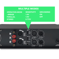 XP4500 amplificateur de puissance audio professionnel 2U amplificateur analogique stéréo 2 canaux pour les performances de la scène Dj