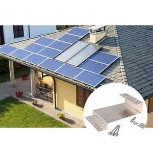Supports de montage solaire photovoltaïque en acier inoxydable, crochet d'installation pour <span class=keywords><strong>toit</strong></span> en tuiles, support pour panneau solaire photovoltaïque - Product Image 1