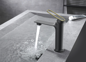 Robinet chaud/froid pour lavabo de comptoir domestique, évier de lavage du visage, évier de lavage des légumes dédié, exportation tout en cuivre - Product Image 6