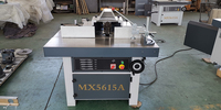 Machine à façonner le bois MX5615A avec table coulissante, broche inclinable et verticale, machine à mouler