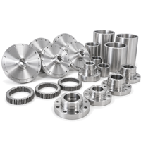 Pièces tournées CNC sur mesure en acier inoxydable, disque à bride, disque rotatif, haute précision, tolérance 0,01~0,05 mm, automobile et médical OEM