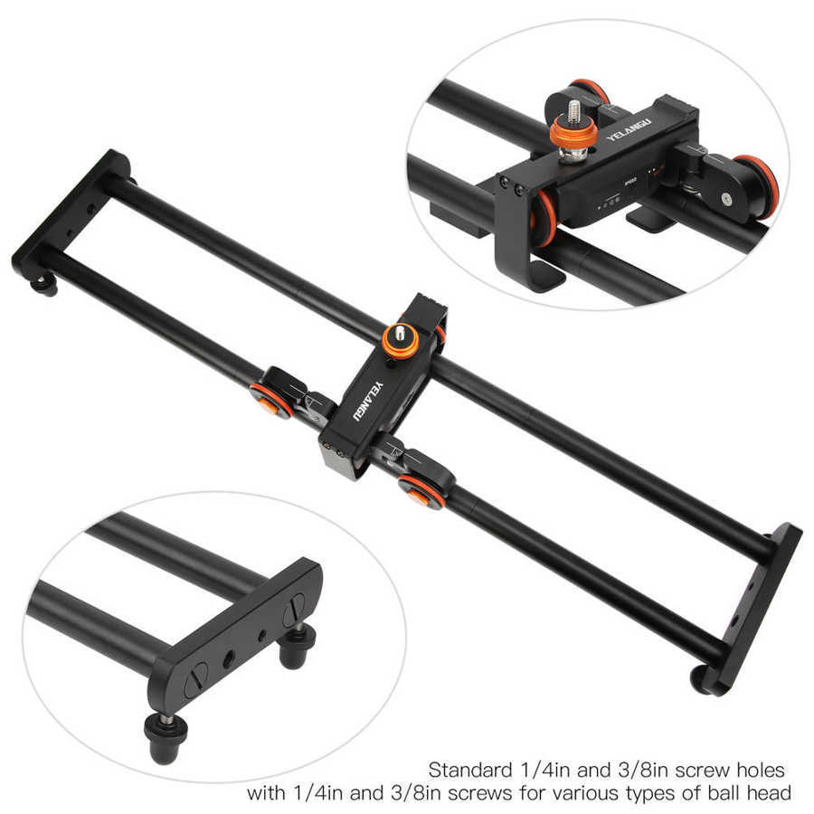 Carrello Motorizzato Yelangu Per Fotocamera – Telecomando Wireless, 3 Velocità, Rotazione 360°, Carico 3kg