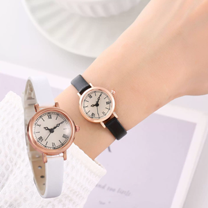 <span class=keywords><strong>Orologio</strong></span> da Donna Vintage al Quarzo Oro Rosa con Cinturino in Pelle PU Marrone, <span class=keywords><strong>Quadrante</strong></span> <span class=keywords><strong>Bianco</strong></span> con Numeri Romani - Elegante <span class=keywords><strong>Orologio</strong></span> da Polso N2605134 - Product Image 5
