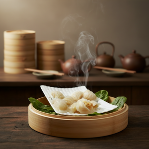 Dumplings de Camarones Congelados Hechos a Mano de la Marca HY, Har <span class=keywords><strong>Gow</strong></span> de Cristal |   Proveedor Mayorista con MOQ de 5 Toneladas y 18 Meses de Vida Útil - Product Image 1