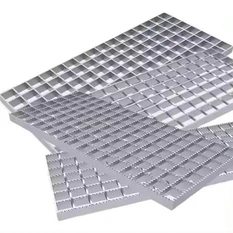 Korozyona dayanıklı metal yapı malzemeleri köprü çelik ızgara 30x 3 çubuk levha galvanizli çelik ızgara çit