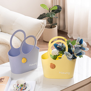 Panier de douche rectangulaire Haiung 2,0-3,0 L, sac de rangement portable pour articles de toilette de salle de bain - Product Image 3