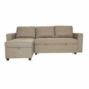 Partner-sofá cama plegable de 3 plazas, tela de lino multifunción <span class=keywords><strong>Extensible</strong></span> - Product Image 4