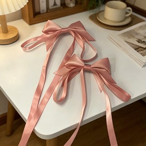 Accesorios para el cabello para niños, cintas largas, pinzas para el cabello, horquillas de doble capa estilo princesa para niñas pequeñas, estilo princesa. - Product Image 3