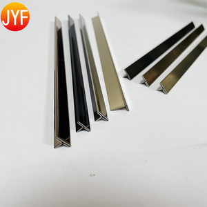 S04074 Nhà Máy Ban Đầu Cung Cấp Thép Không Gỉ Vàng <span class=keywords><strong>T</strong></span> Hồ Sơ Trang Trí Gương Trim - Product Image 1