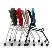 Mobilier de bureau moderne empilable Vente en gros Chaises de salle de formation Chaises de conférence Chaise visiteur empilable pour salle de réunion