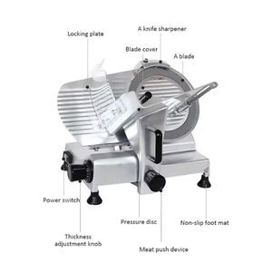 Machine à découper la viande de qualité alimentaire haute performance pour <span class=keywords><strong>boucherie</strong></span>, machine à découper le kebab électrique haute efficacité - Product Image 3