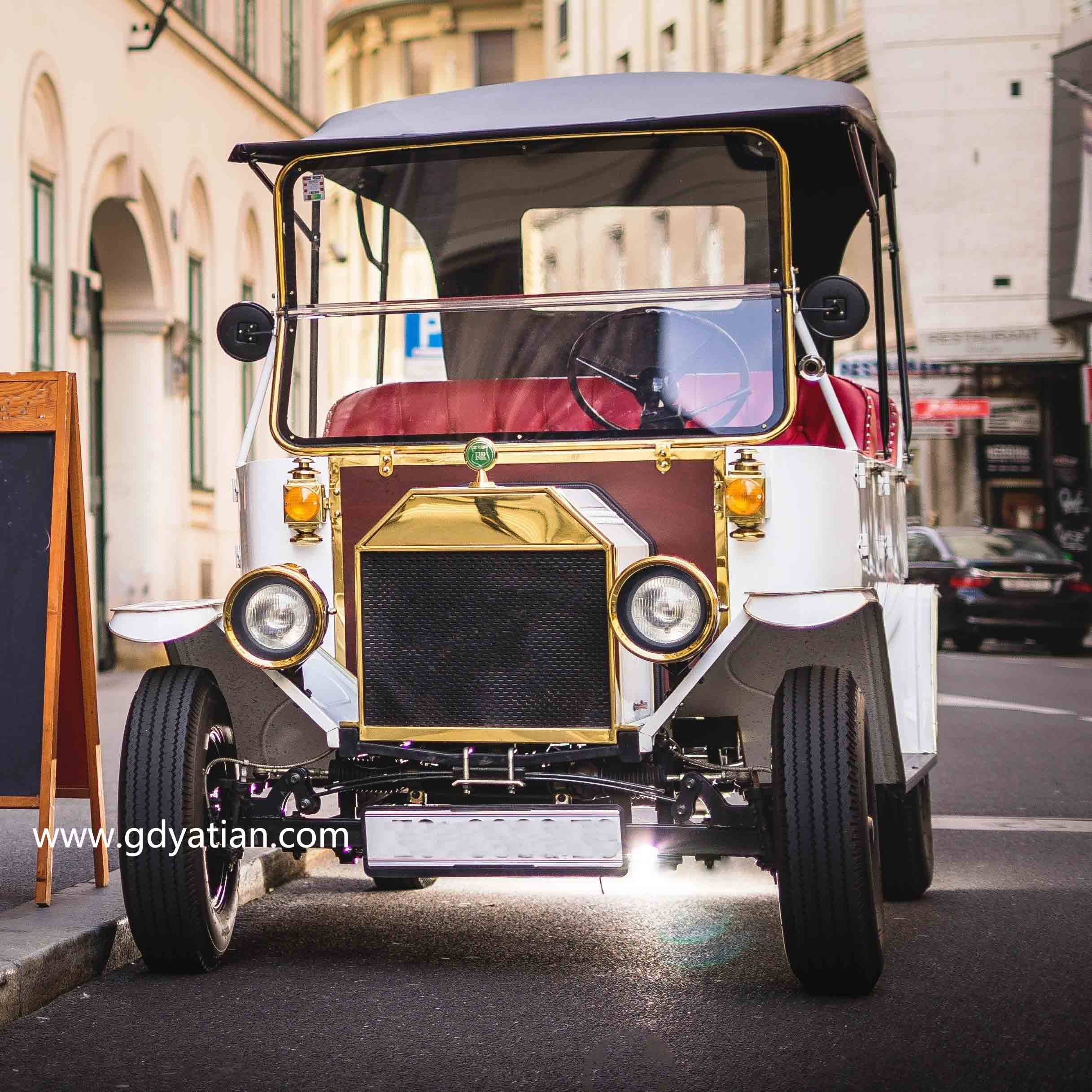 Электрический Винтажный Классический автомобиль на продажу для осмотра достопримечательностей в аэропорту