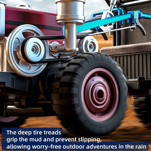 Tractor Simulado de Grado <span class=keywords><strong>Profesional</strong></span> a Escala Completa, Vehículo Agrícola <span class=keywords><strong>RC</strong></span> 4WD 2.4G, Fuerte Rendimiento de Escalada, Juguete <span class=keywords><strong>RC</strong></span> de Carga Pesada - Product Image 6