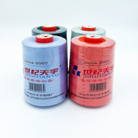 Grosir Kualitas Baik 5000 Yards 402 40/2 Spun Polyester Produsen Benang Jahit Industri