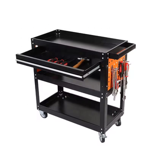 2024 Hersteller neu Schlussverkauf Autowerkstatt Stahlwerkzeugschrank 3-Stufen-Autowerkstatt Multifunktionsartikel-Warenkorb - Product Image 1