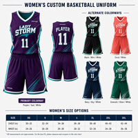 Uniformes de Baloncesto Reversibles Personalizados para Mujer, Canadá, Transpirables, DriFit, Jersey y Pantalones Cortos de Alto Rendimiento que Absorben la Humedad para Escuelas y Clubes